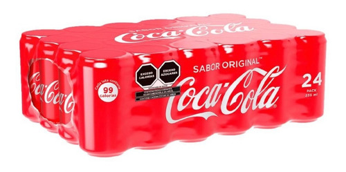 Refresco Coca-cola Mini Con 24 Piezas De 235 Ml