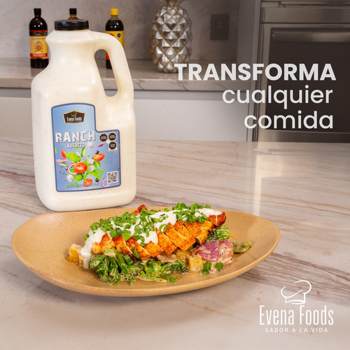 Aderezo Ranch Cremoso 3.8l Perfecto Para Ensaladas Y Dips