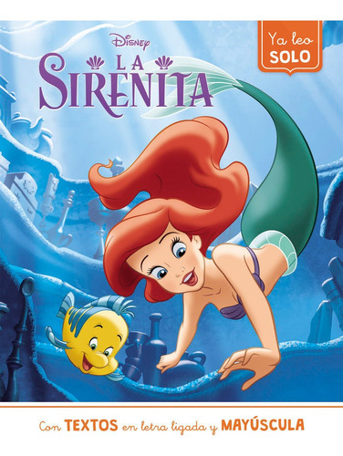 Ya Leo Solo... La Sirenita, De Disney. Editorial Cliper Plus, Tapa Blanda En Español