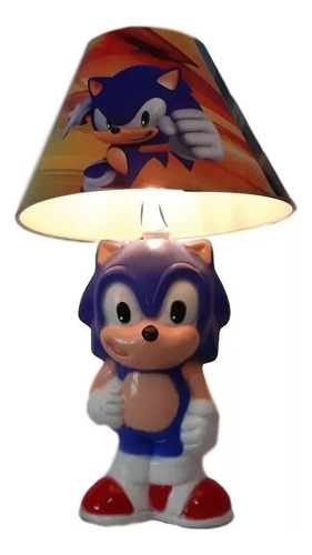 10 Lámpara Sonic Centro De Mesa Recuerdos Decoración Fiesta Infantil Artículos Kit Sonic Hedgehog