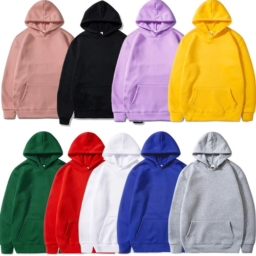 3 Poleras Hoodie / Sudaderas / Pack 3 Und / S M L - Xl - Xxl