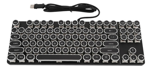 Teclado Mecânico Punk 917 Vintage Redondo Cap Para Pubg