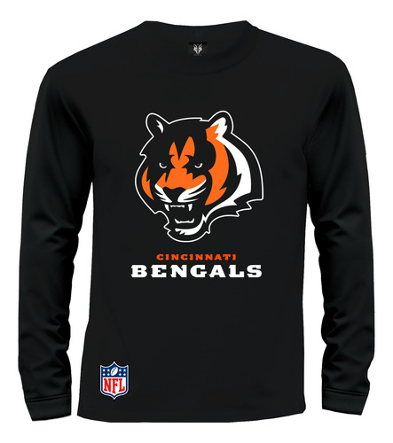 Camiseta Camibuzo Football Nfl Cincinnati Bengals Logo