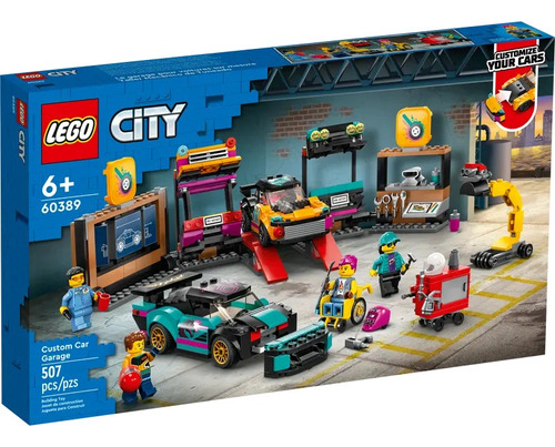 Lego City 60389 Taller Mecánico De Tuning 507 Pzs