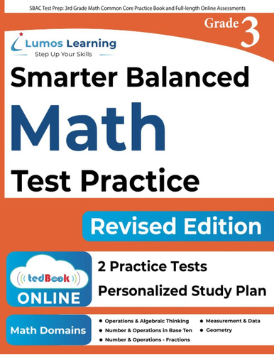 Libro: Sbac Test Prep: 3rd Grade Math Common Core Practice