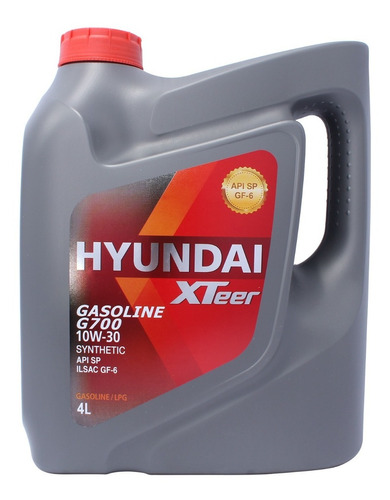 Aceite Hyundai Xteer 10w-30 Gasoline G700 (sp/gf-6) 4 Litros