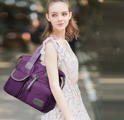 Mochila Impermeable Antirrobo Ideal Para Viaje, Para Mujer