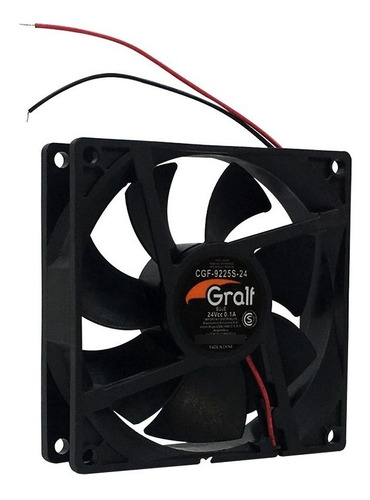 Turbina Cooler Gralf Dc 24v 0.3a 3,5 Pulgadas 92x25 Mm Buje