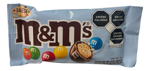 M&m S Con Leche Con Relleno De Galleta Crujiente 38.3g