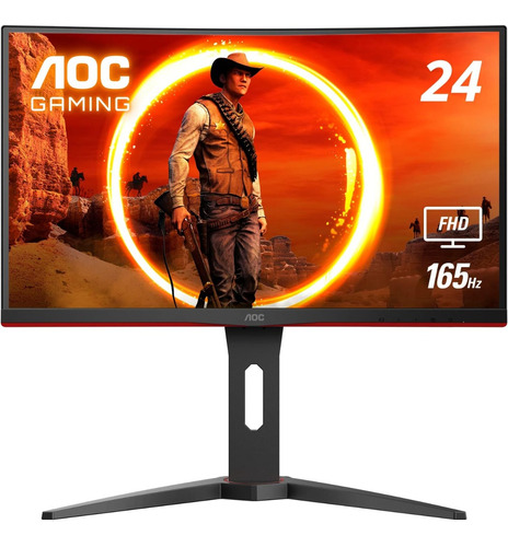 Monitor 24  C24g1a Curved Gaming 165hz Aoc