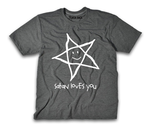 Camiseta Satan Loves You Demonio