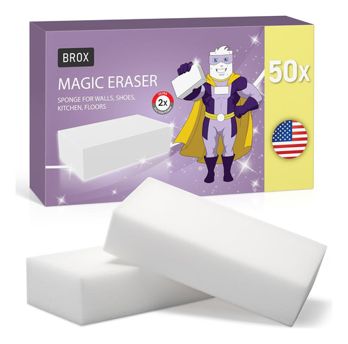 Esponja Magic Eraser, Gomas De Borrar Mágicas De 50 Unidades