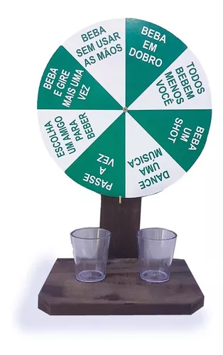 Jogo Beber Drink jogo de bebidas jogo roda de shot - HOUSE DECOR