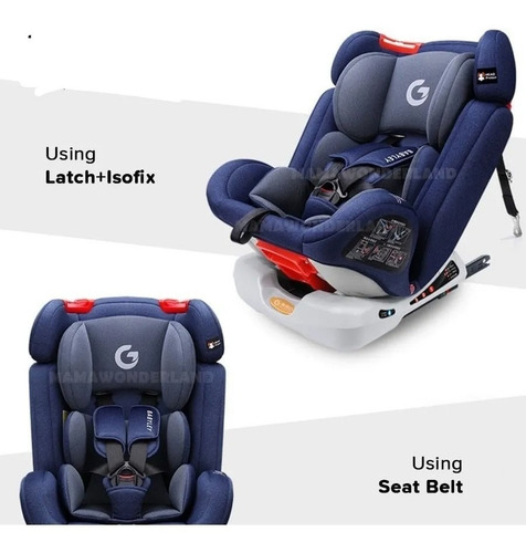 Imagen 2 de 6 de Silla Para Carro Con Normatividad Sistema Isofix Evezo