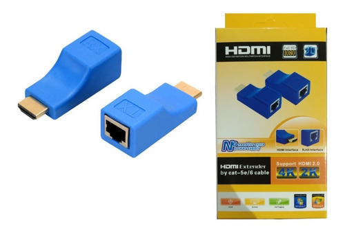 Extensor Hdmi A Hdmi 1080p Cable Utp Cat5 15 Metros    Jux  