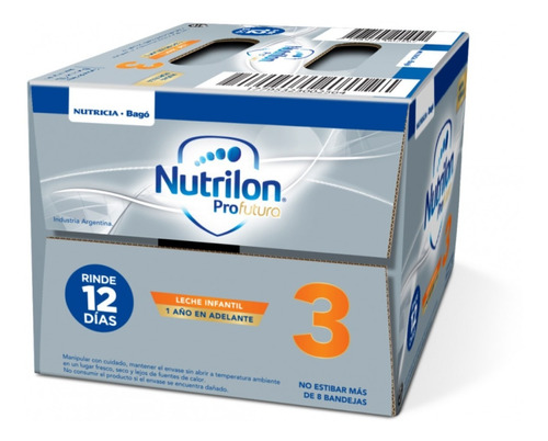Imagen 4 de 5 de Leche Nutrilon 3 Liquda X Litro Nutricia Bago (3 Paks)