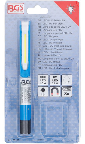Lámpara De Inspección Tipo Pluma Led / Uv | Bgs 70120