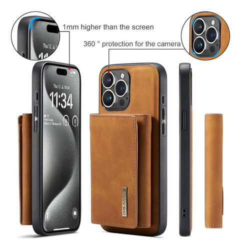 A Funda Tipo Cartera Con Atracción Magnética For iPhone
