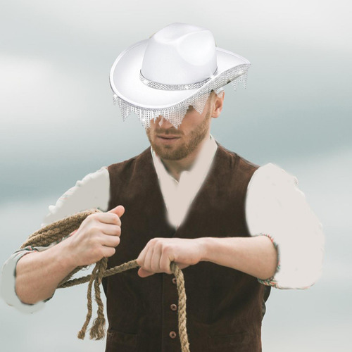 Sombrero De Vaquero Con Borlas, Sombrero Para El Sol, Moda