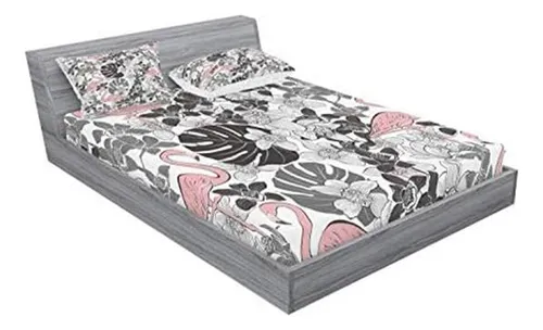 Juego De Sábanas Y Fundas De Almohada De Flamenco Lunarable,