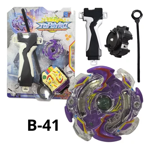 Kit Beyblade Burst Grip+lançador Varios Modelos Disponiveis