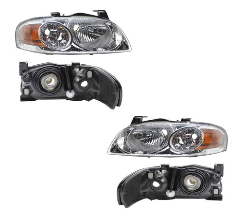 Par De Faros Sentra B15 2004-2005-2006 Opt