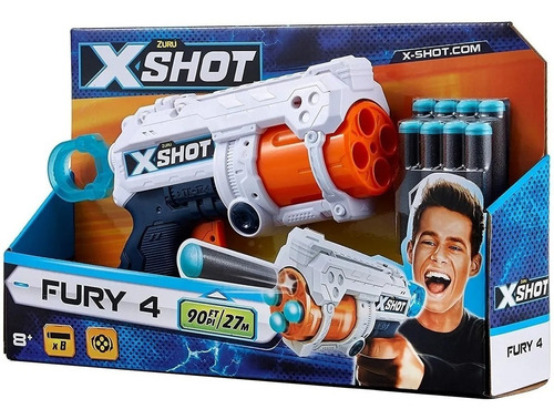 Imagen 7 de 7 de Pistola Lanza Dardos X-shot Zuru Fury 4