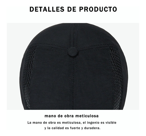 Gorra De Visera Cómoda Deportes Respirable Al Aire Libre