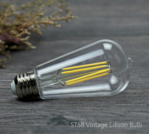 Bombillas Led St58 De 6 W, 600 Lm, E26, Regulables 5000 K, 6