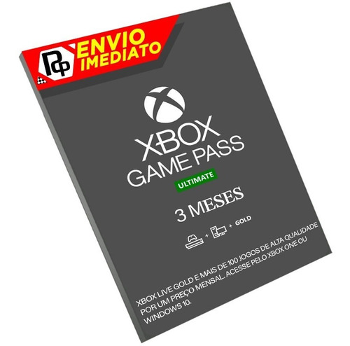 Cartão Xbox Game Pass Ultimate 3 Meses