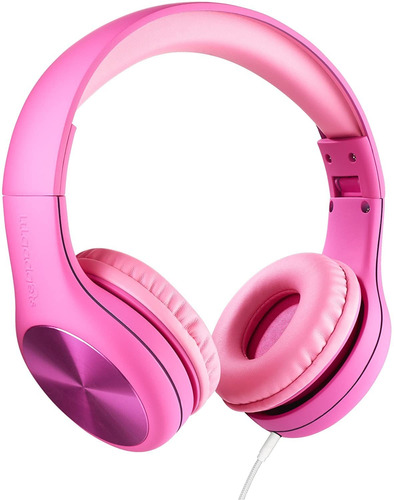 Auriculares Headphones Con Volumen Limitado Para Ninos Rosa