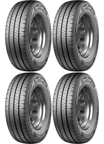 Combo 4 Llantas Kumho 195 R15 Kc53 Portran