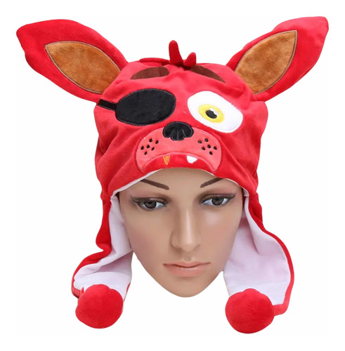 Gorro Frio Felpa De Foxy Orejeras Five Night At Freddy