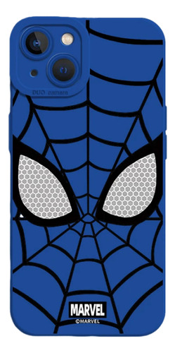 Funda De Silicona Marvel Spider Man Para iPhone 15, 14, 13,