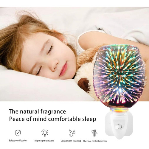 Enchufe Eléctrico Led Aroma Difusor Lámparas Cera Derretir