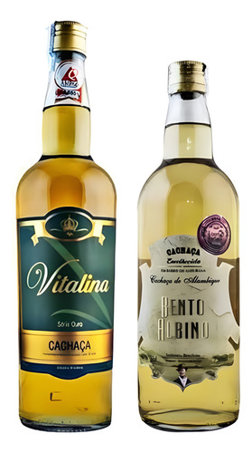 Combo Cachaça Vitalina E Bento Albino