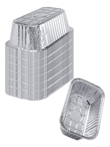 Donsiqizz Sartene Aluminio 50 1 Libra Mini Sarten Desechable