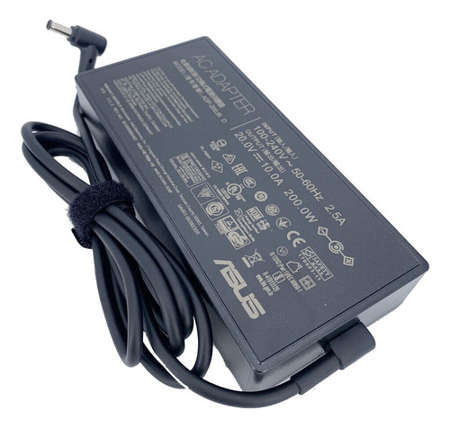  Cargador Asus  20v. 10a. 200w.  6.0x3.7mm.  Adp200jb 