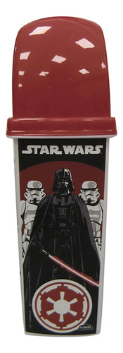 Portacepillo Con Tapa Star Wars Oficial 290 Ml Plasutil