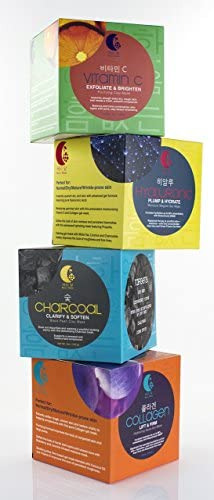 Máscara de arcilla antienvejecimiento con vitamina C Berry Moon para piel áspera