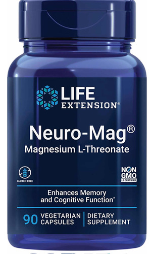 Treonato De Magnesio Neuro Mag Life Extension L-threonate
