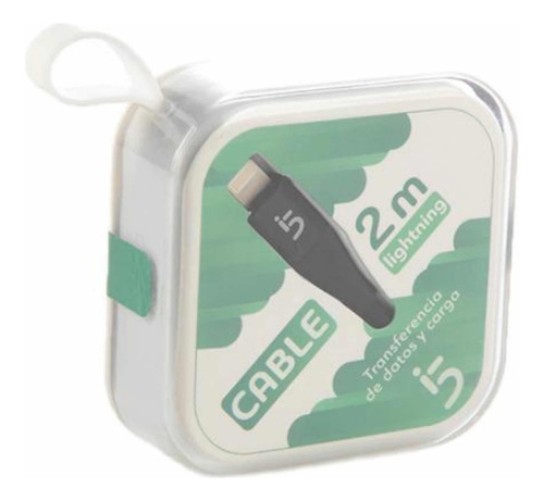 Cable Cargador Para iPhone Lightning 2 Metros