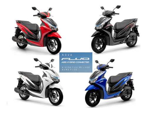 Nova Yamaha Fluo 125 Abs Hybrid Connected 2026 Sem Entrada A