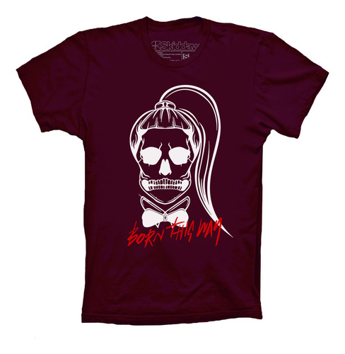 Lady Gaga Playeras Born Skull Born This Way Little Monsters