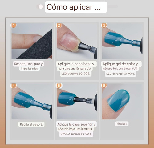 Pinturas De Uñas Semipermanente Kit De 55 Colores 60 Piezas