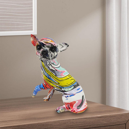 Ornamento De Cachorros De Chihuahua De Graffiti Estilo A