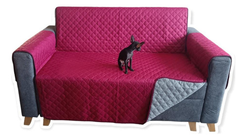 Protector Sofa, Forro, Mueble, Doble Faz 2 Puestos Mascotas