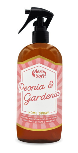 Aero Soft Home Spray X500 Peonias Y Gardenia 