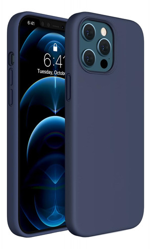 Funda Miracase Para iPhone 12 Pro Max Navy Blue