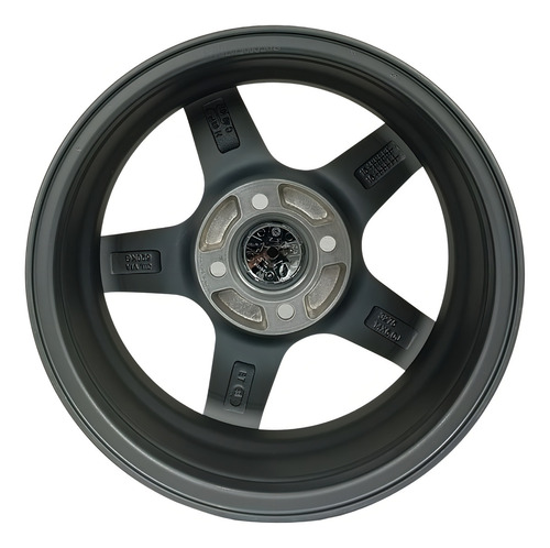 Jogo De Roda De Liga Leve Zuma Wheels Aro 14 3275 Gspm 4x100 Cor Grafite Fosco Diamantado